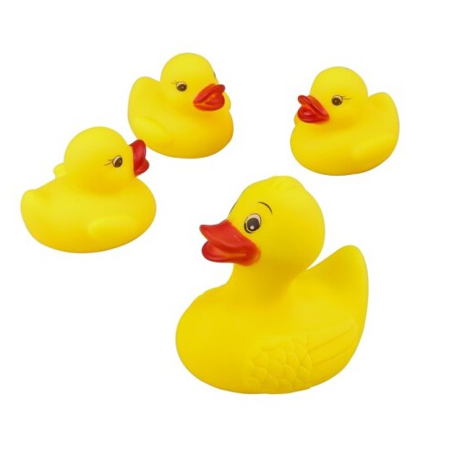 4 GULE BADEÆNDER