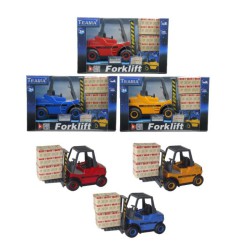 Teama gaffeltruck 14 cm i assorterede varianter til fantasifuld leg.