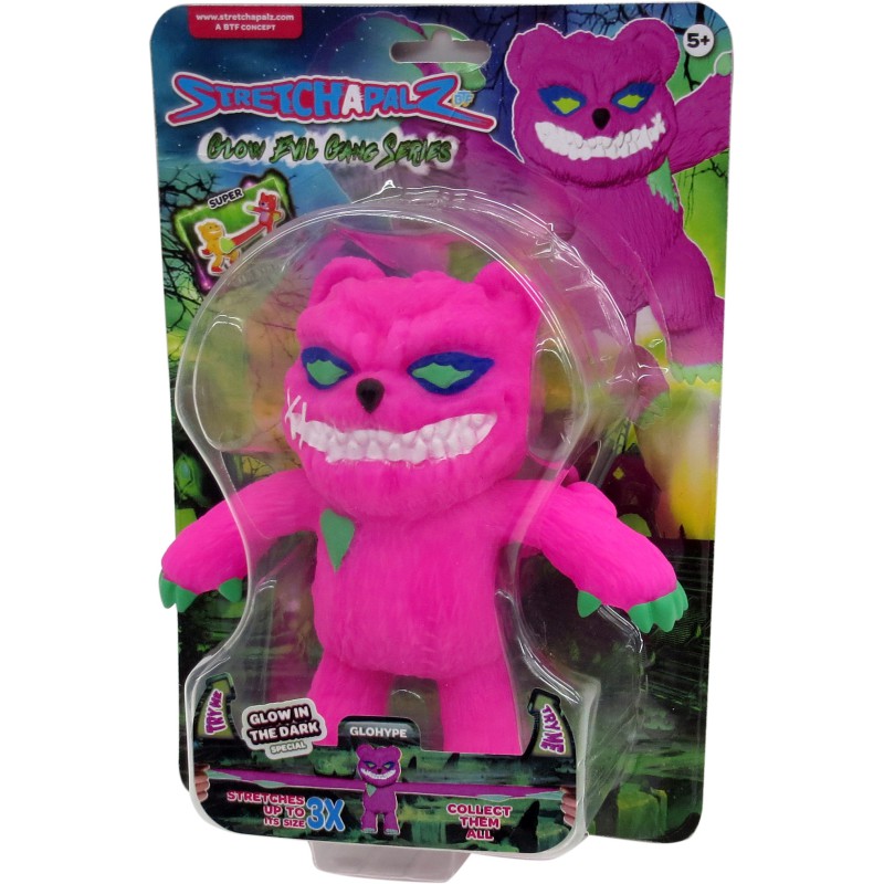 Fun Trend Stretchapalz Figurer, Glow in the dark 14 cm. Asst. 50216