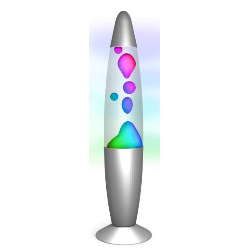 LAVA LAMPE LED-FARVESKIFTENDE 34 CM MUSIC 501132