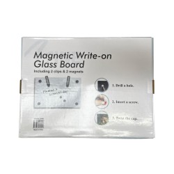 MAGNETISK GLASTAVLE 30X40 CM