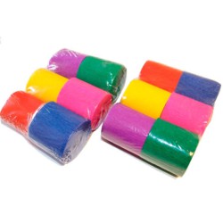 6 RULLER CREPEPAPIR - 5 CM X 10 M