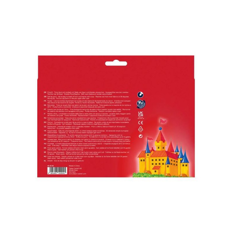 Faber-Castell Tusser 50 stk. 554204 | Farvetuscher | Bakkeleg