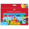 Faber-Castell tusser 554204 – stor pakke med 50 farverige tusser.