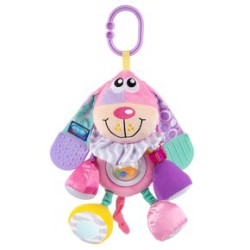En skøn pink aktivitetshund fra Playgro .