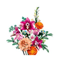 10342 Smuk pink blomsterbuket Skarp pris → Bakkeleg