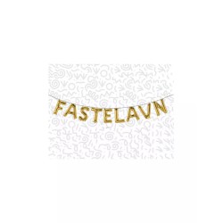 BALLONSÆT GULD "FASTELAVN"