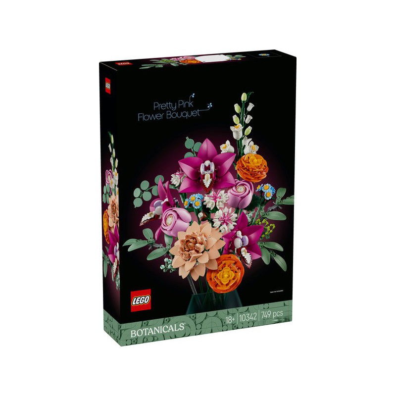 10342 Smuk pink blomsterbuket Skarp pris → Bakkeleg