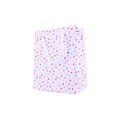 Gaveposer med prikker 22,5 x 18 x 10 cm – 2 stk.