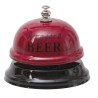 RINGEKLOKKE "RING FOR A BEER" RØD