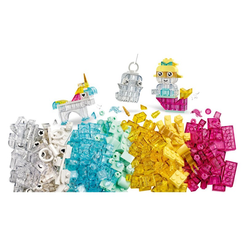 LEGO® Classic 11040 Magiske Gennemsigtige Klodser | Bakkeleg