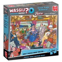Wasgij Retro Mystery 9 The Great Train Robbery | 1000 Brikker