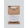 Elastik 1 mm Hvid 10 m | Elastiksnor til Syning | Bakkeleg