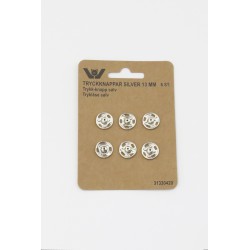 TRYKKNAPPER SØLV 13MM