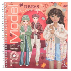 TOPModel Dress Me Up stickersbog med modelark og klistermærker.
