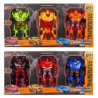 Transrobot-sæt med 3 store robotter, der kan omdannes fra robotter til biler.