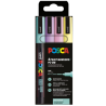 POSCA PC-3M Soft Color 4 stk. | Farvemarkere | Bakkeleg
