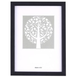 Sort Pinjo ramme i 21 x 30 cm til billeder, plakater og A4-format.