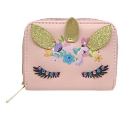 PUNG ENHJØRNING M/BLOMSTER TINKA WALLET