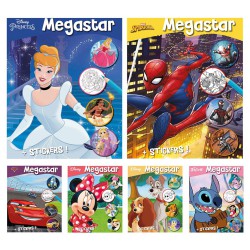 Mal alle dine favoritter fra Disneys univers i denne malebog