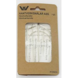 Håndværkernåle assorteret 7 stk. til reparationer, hobby og håndarbejde.