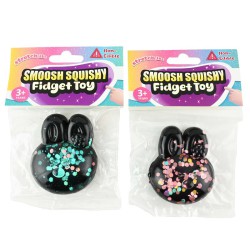 SMOOSH SQUISHY RABBIT 50g 8cm 2ass