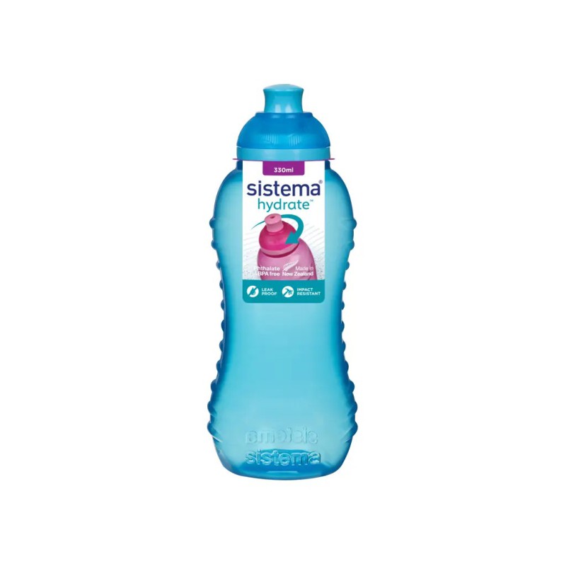 TWIST N SIP SQUEEZE FLASKE 330 ML 780 BLÅ