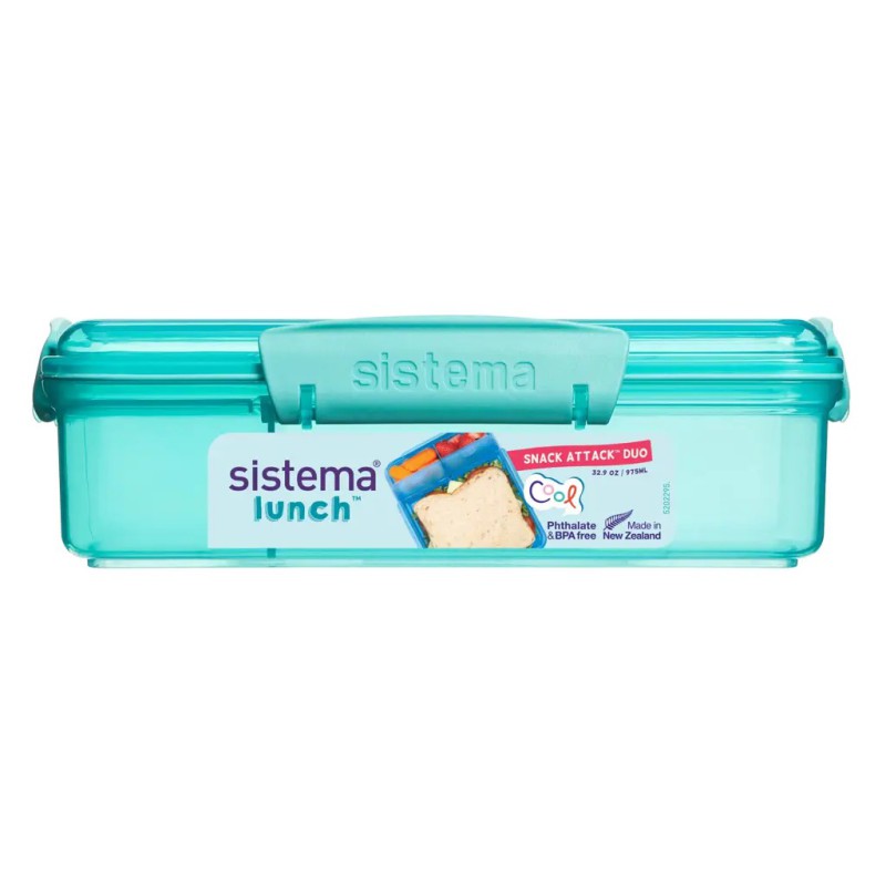 SNACK ATTACK DUO 975 ML 41482 GRØN