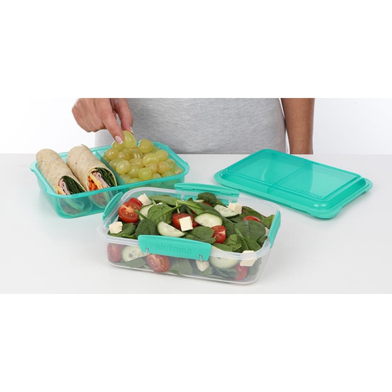 LUNCH STACK RECTANGLE 1,8 L 21710 GRØN