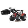Massey Ferguson traktoren har ruder hele vejen rundt