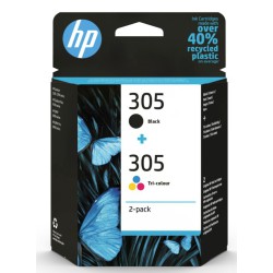 HP 305 Sampak Original Blækpatroner | Sort & Farve | Bakkeleg