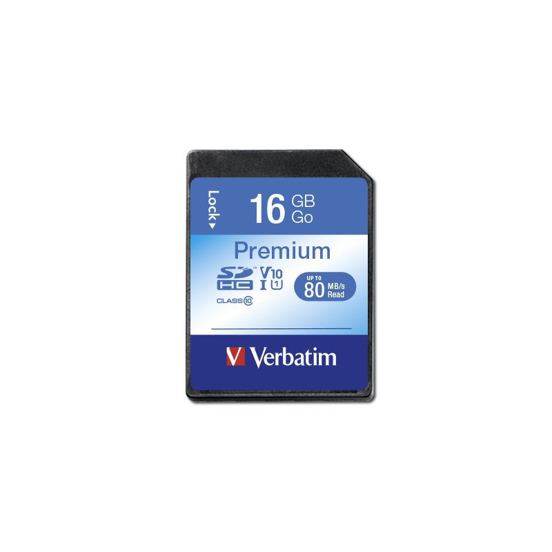 VERBATIM SDHC KORT 16 GB