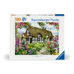 500 BRIKS RAVENSBRUGER STRÅTÆKKET CHARMEREDE HYTTE 12000199