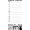 Sort/hvid familiekalender 2026