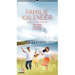 Familiekalender 2026 - Kunstkalender