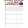 FAMILYPLAN ÅRSKALENDER 2026 5 PERSONER 2681