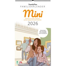 FAMILYPLAN ÅRSKALENDER 2026 MINI 3 PERSONER 2684