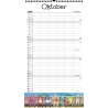 FAMILYPLAN ÅRSKALENDER 2026 DYR 5 PERSONER 2685