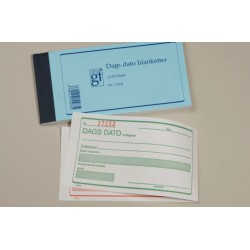 Dagsdato Blok 1016 – 148x85 mm 2x50 Blad