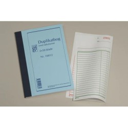 Duplikatbog 2 x 50 Blade 10012 | Kvitteringsbog | Bakkeleg