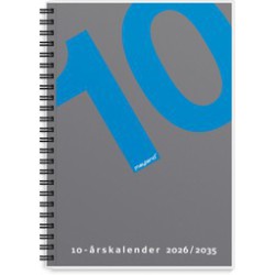 10-ÅRSKALENDER A5 2026/2035