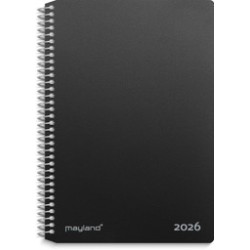 2-dages-kalender sort PP-plast 2026