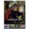 VÆGKALENDER VERDENS DYR 2026