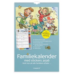 FAMILIEKALENDER OTTO DICKMEISS & LILJA SCHERFIG 5 KOL. 2026