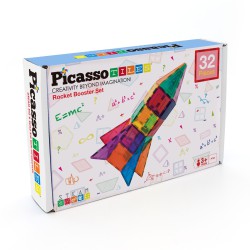 ROCKET BOOSTER MAGNETIC TILES SET 32PCS