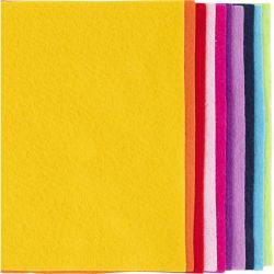 HOBBYFILT A4 10 STK ASS210 x 297 MM 2 MM TYK 45531