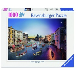 Ravensburger Venice Day to Night puslespil med 1000 brikker.