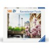 Ravensburger Forår i Paris puslespil med 500 brikker