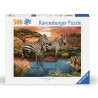 Ravensburger Zebra puslespil med 500 brikker.