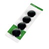 Magneter 40 mm Sort 4 Stk. | Køleskabsmagneter | Bakkeleg
